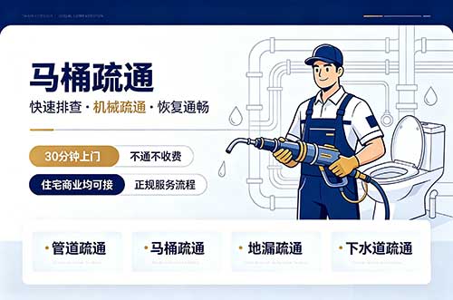 新乐马桶疏通
