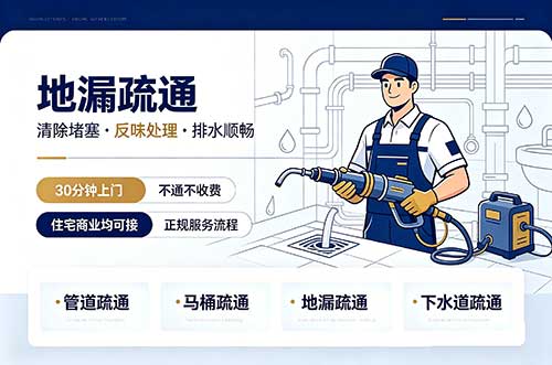 新乐地漏疏通