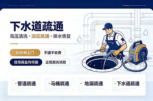 新乐下水道疏通